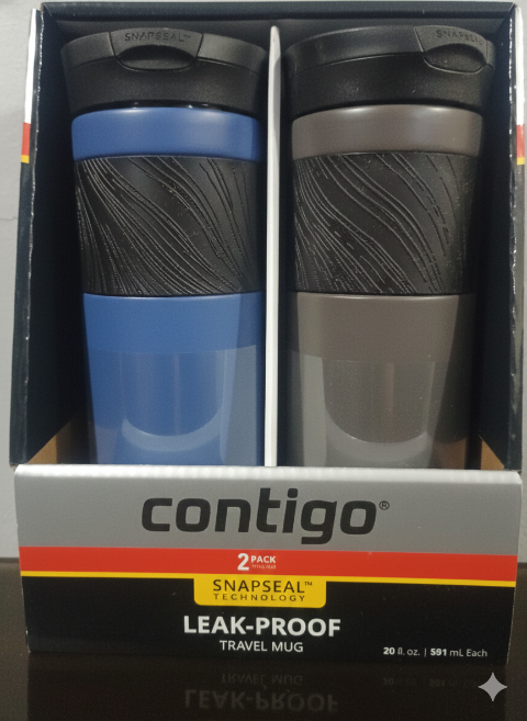 Mugs Térmicos Contigo SNAPSEAL® LEAK-PROOF 20oz (591ml) (Pack x2)